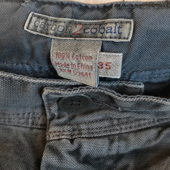carbon to cobalt Other - Carbon to Cobalt gray/brown twill pants 35 W